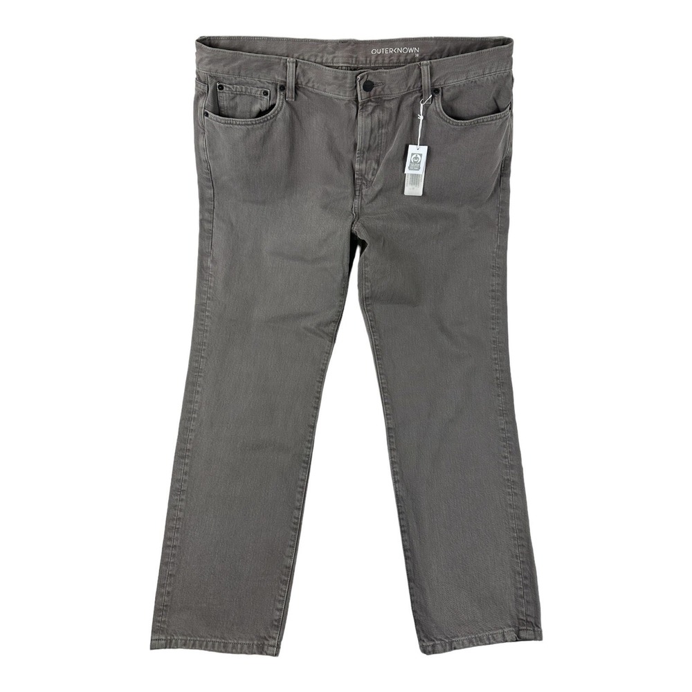 Outerknown S.E.A Jeans Drifter Tapered Fit Mens 38x30 Gray Organic Cotton NWT